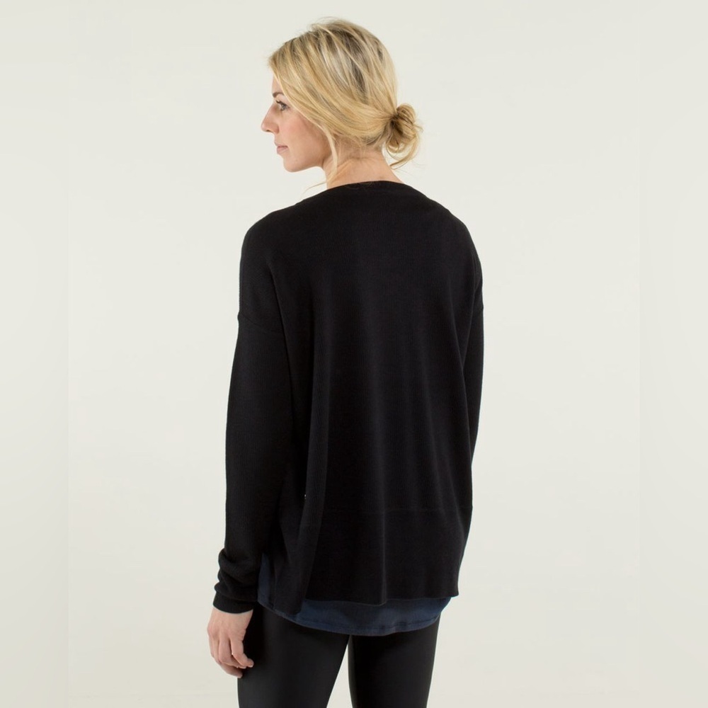 Lululemon Pure Balance Sweater Long Sleeve Cashmere Blend , sz: 6 - Picture 2 of 12